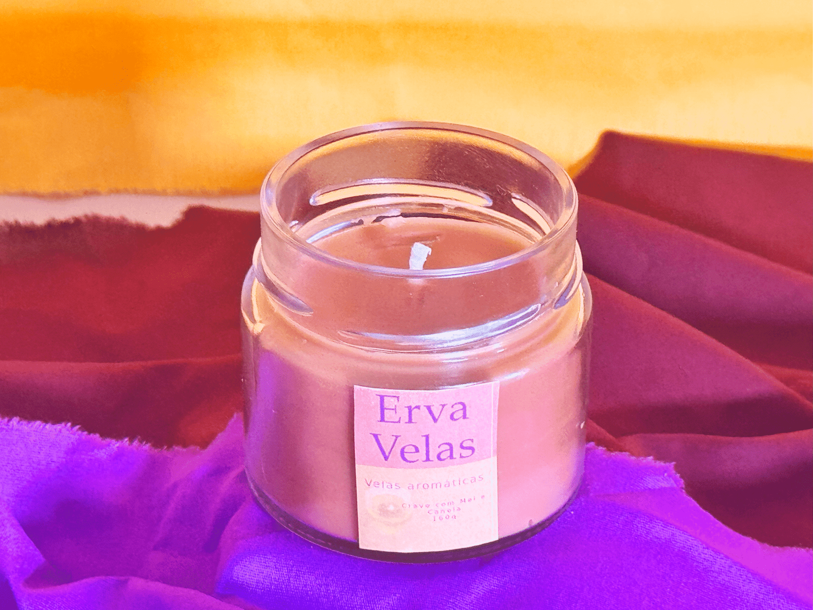 Vela aromática de Cravo com Mel e Canela - Imagem 3